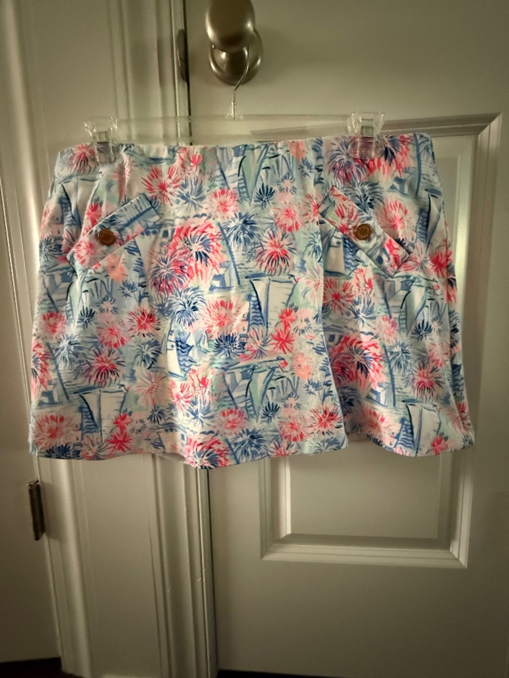 EUC Lilly Pulitzer Madison Skort in Sea To Shining Sea Size XL